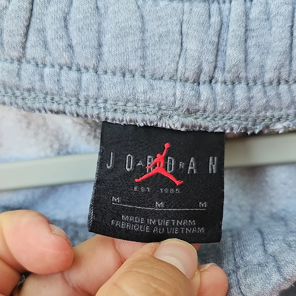 Jordan Men’s Athletic Shorts Gray with Black Drawstring